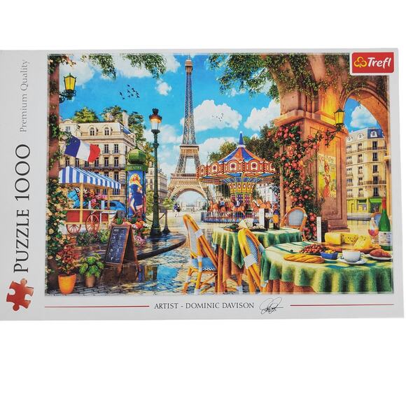 Trefl Parisian Morning 1000 Piece Puzzle Premium Plus Quality Pre-Owned - Picture 1 of 6